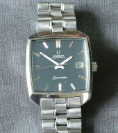 Seventies vintage Omega Seamaster - large square automatic